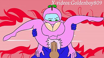 Animated slutty with huge tits